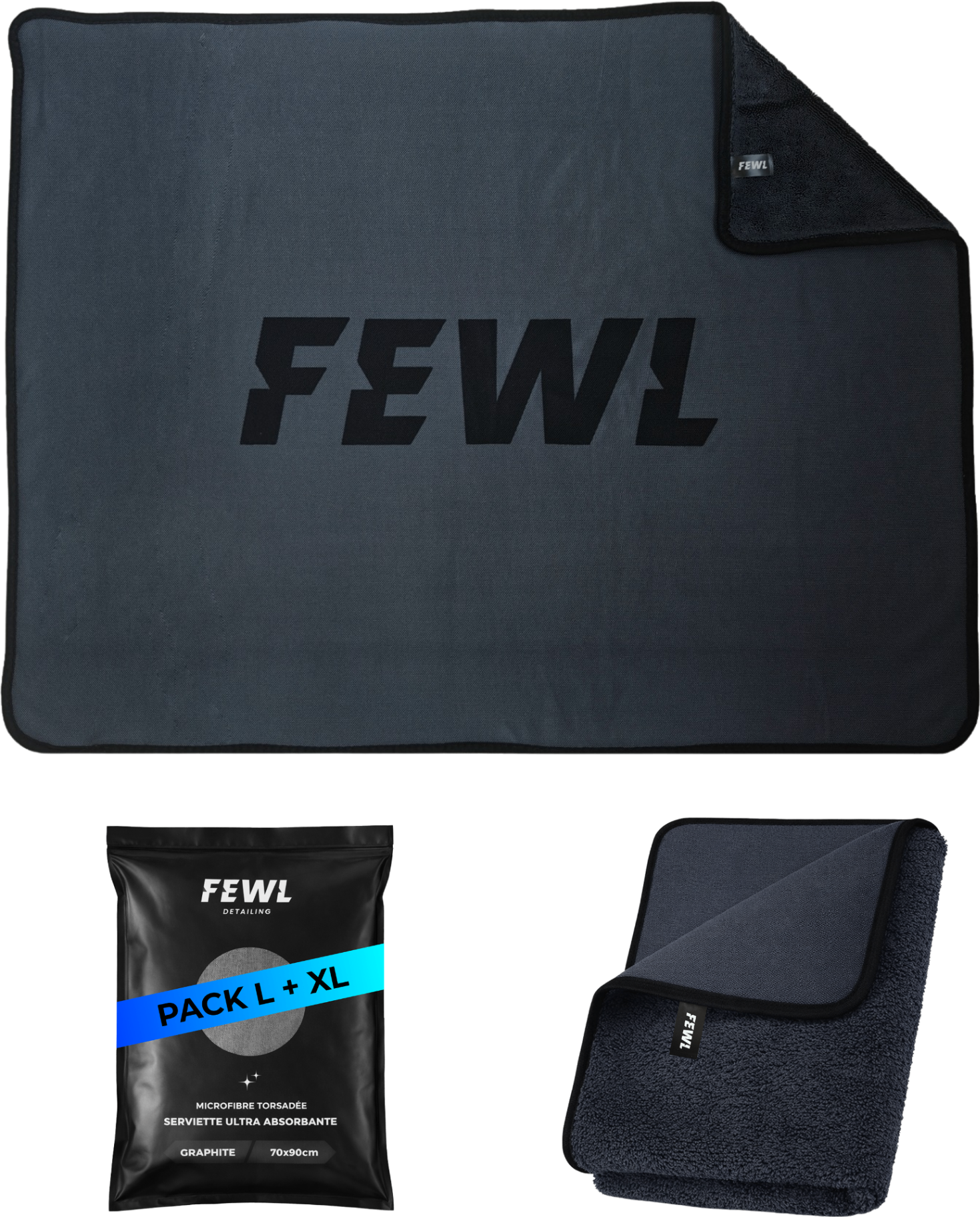 Pack Serviettes 90×70 cm + 40×40 cm
